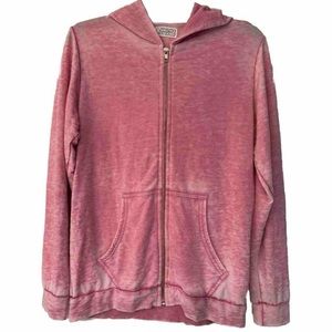 Lauren Moshi Limited Quantity Women’s Pink Zip Up Hoodie Size XS